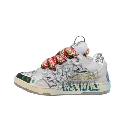 Lanvin Curb Sneaker Graffiti PB FW-SKDK02-STUD-P22-00M2 01