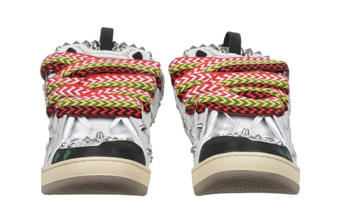 Lanvin Curb Sneaker Graffiti PB FW-SKDK02-STUD-P22-00M2