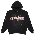 Sp5der P*NK V2 Hoodie Black