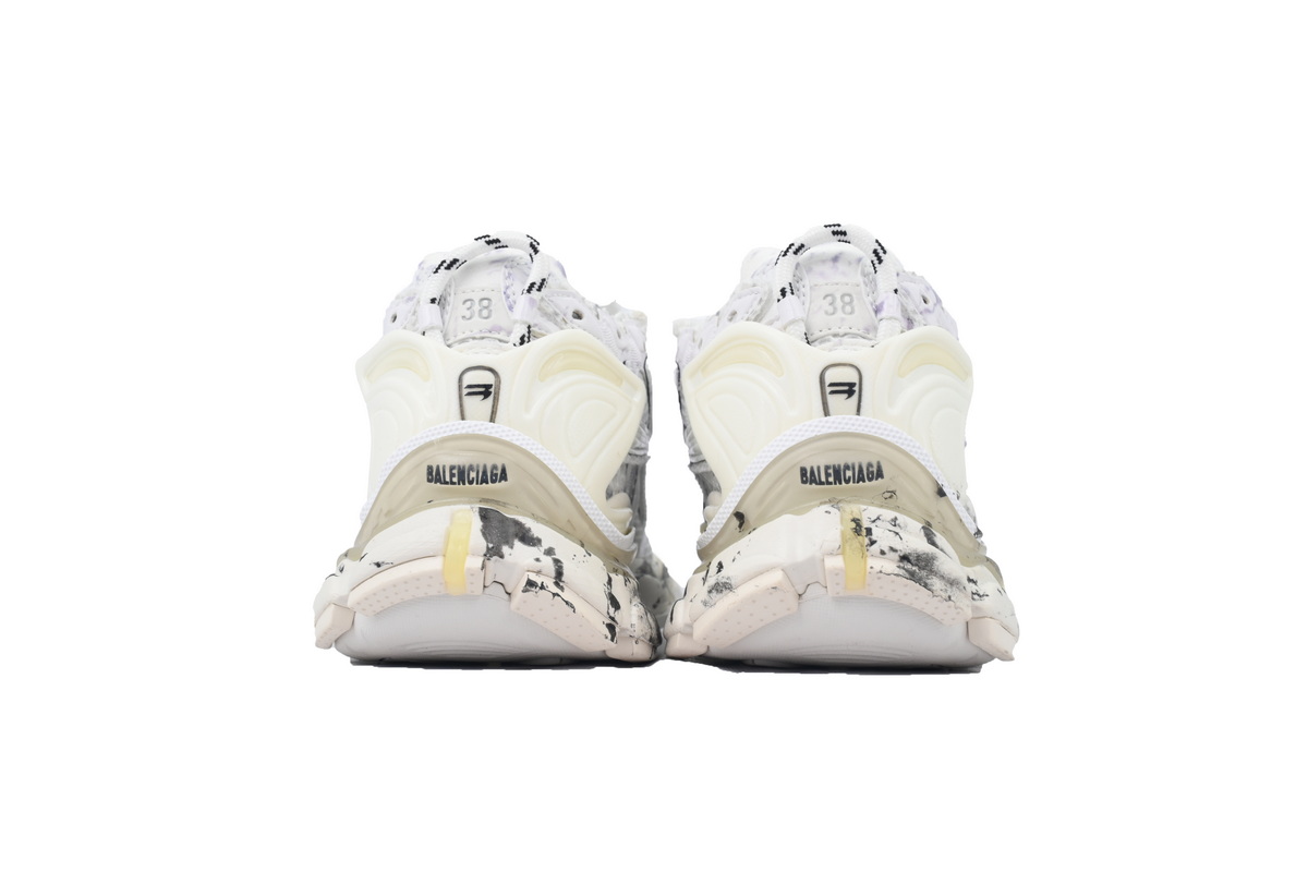 PK God Batch Balenciaga Runner Sneaker White Graffiti 772767 W3RNY 2301