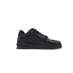 PK God Batch Louis Vuitton Black Lychee Patent Leather