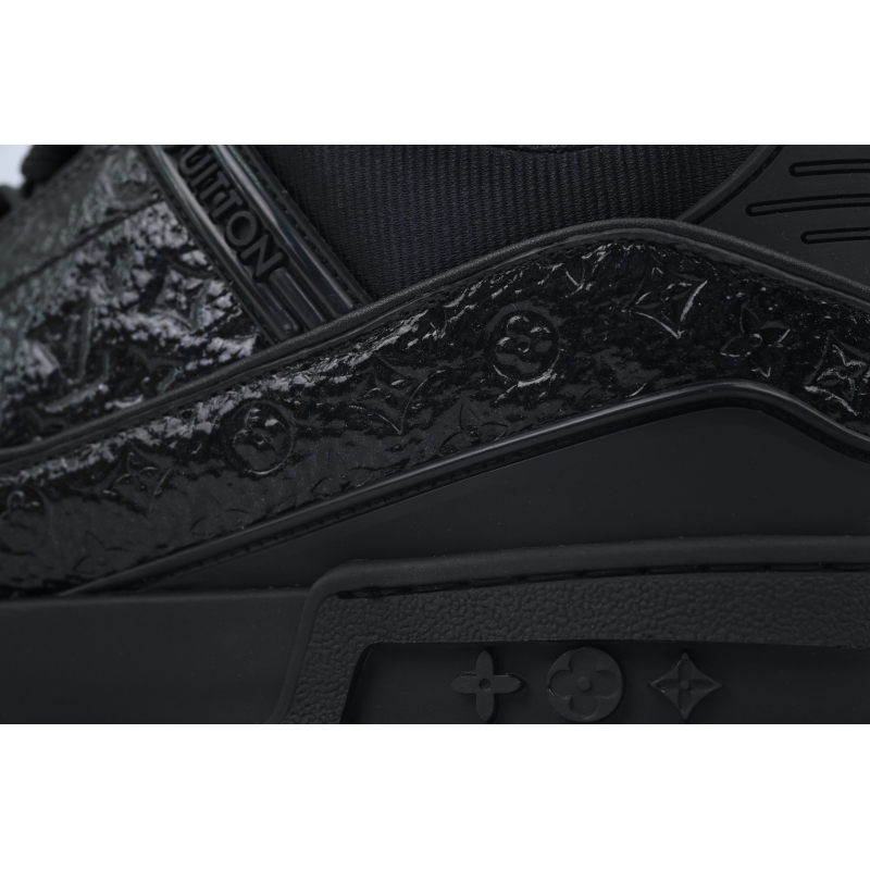 PK God Batch Louis Vuitton Black Lychee Patent Leather