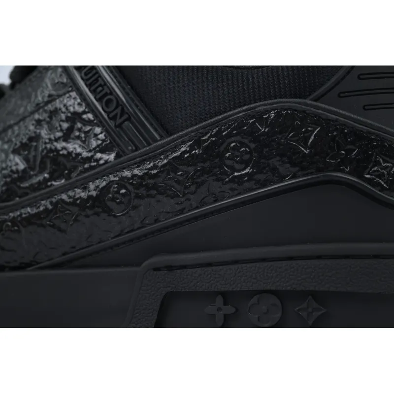 PK God Batch Louis Vuitton Black Lychee Patent Leather
