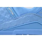 PK God Batch Louis Vuitton Blue Lychee Patent Leather