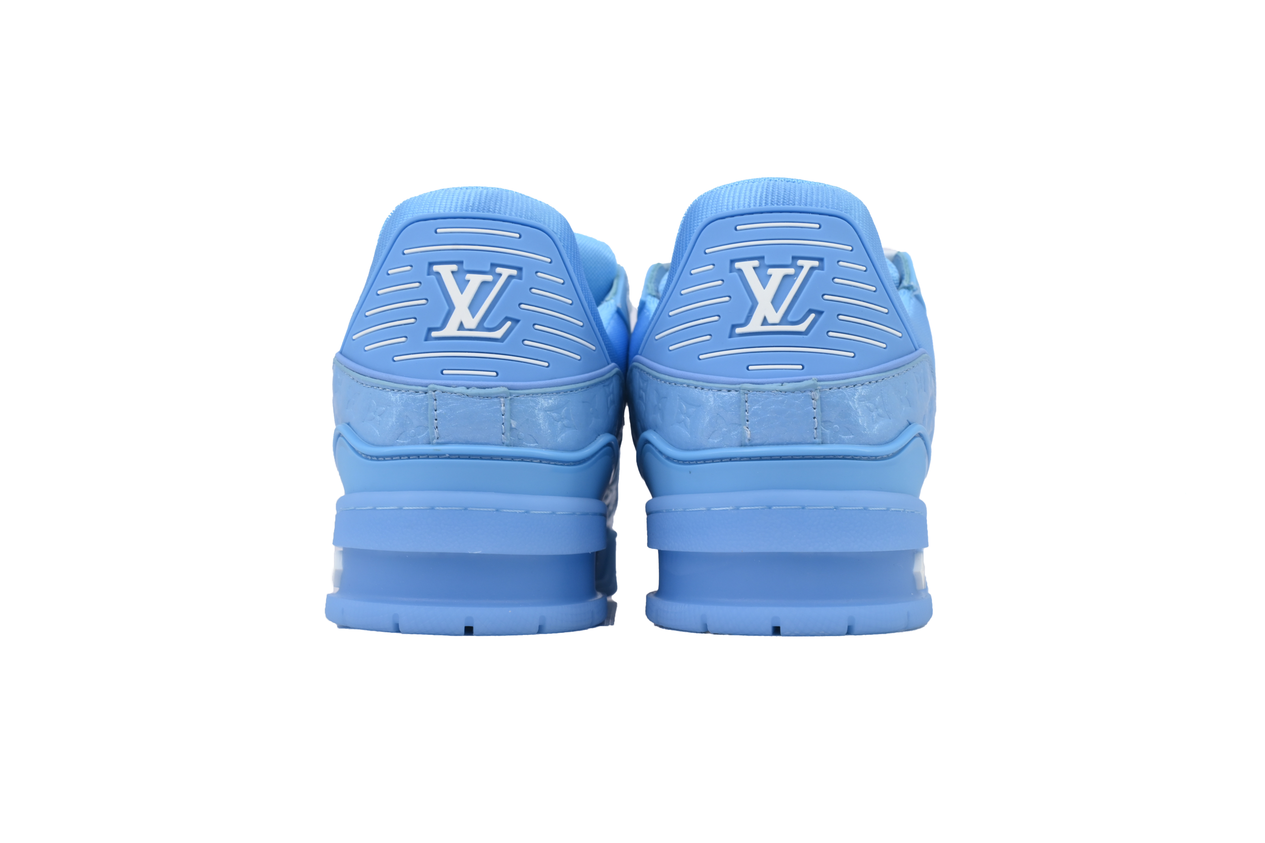 PK God Batch Louis Vuitton Blue Lychee Patent Leather