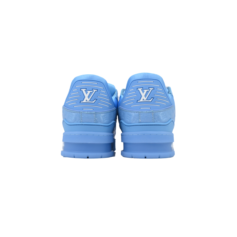 PK God Batch Louis Vuitton Blue Lychee Patent Leather