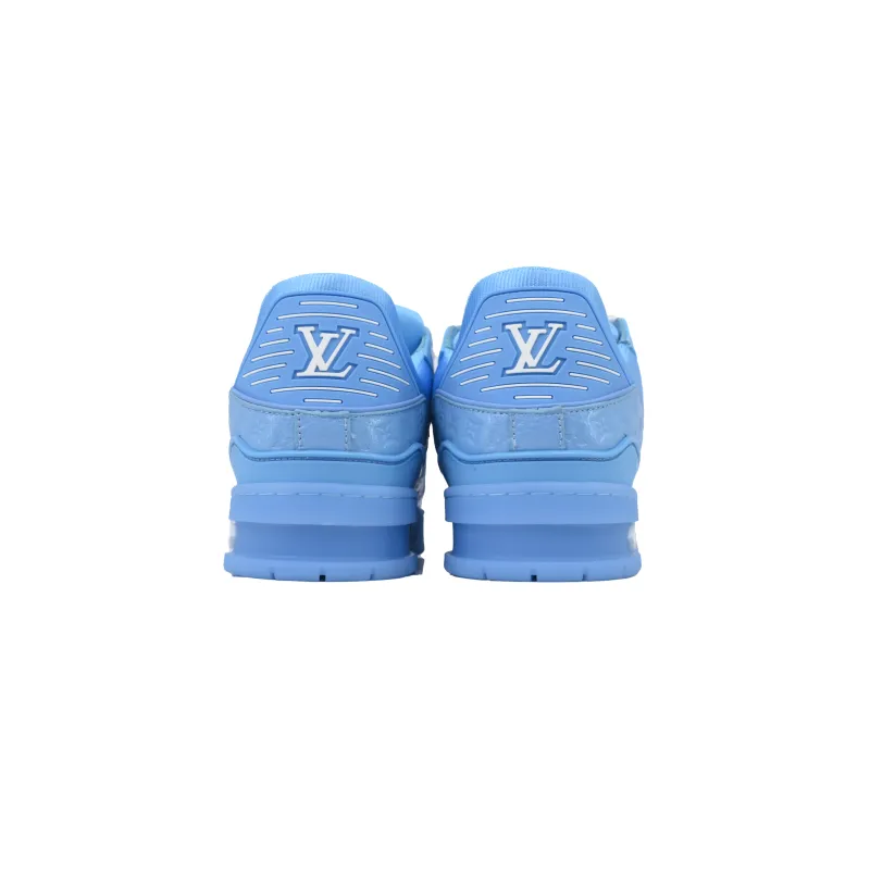 PK God Batch Louis Vuitton Blue Lychee Patent Leather