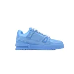 PK God Batch Louis Vuitton Blue Lychee Patent Leather