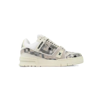PK God Batch Louis Vuitton Grey White Grid 02