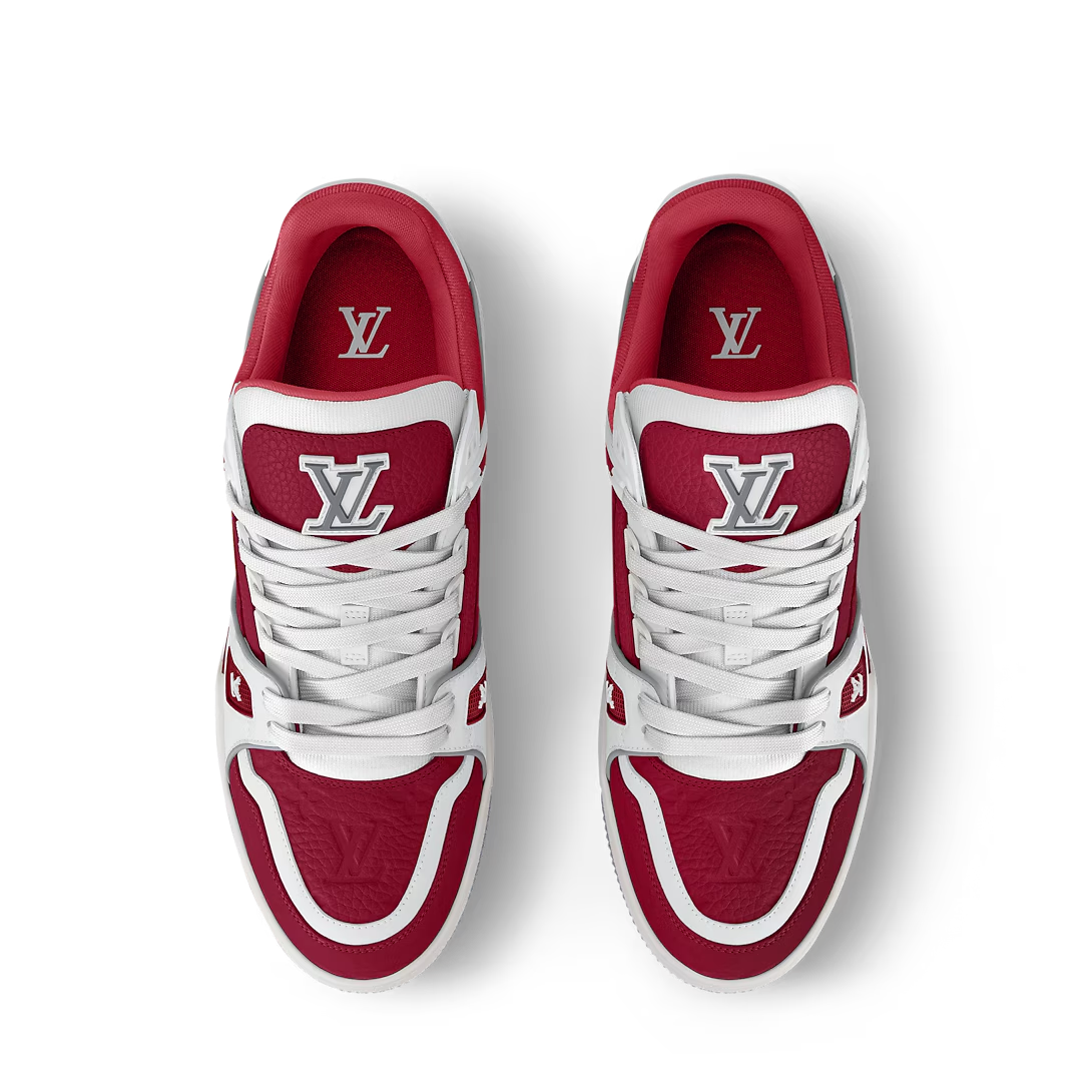 PK God Batch Louis Vuitton LV Trainer Sari Red