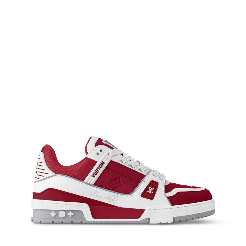 PK God Batch Louis Vuitton LV Trainer Sari Red