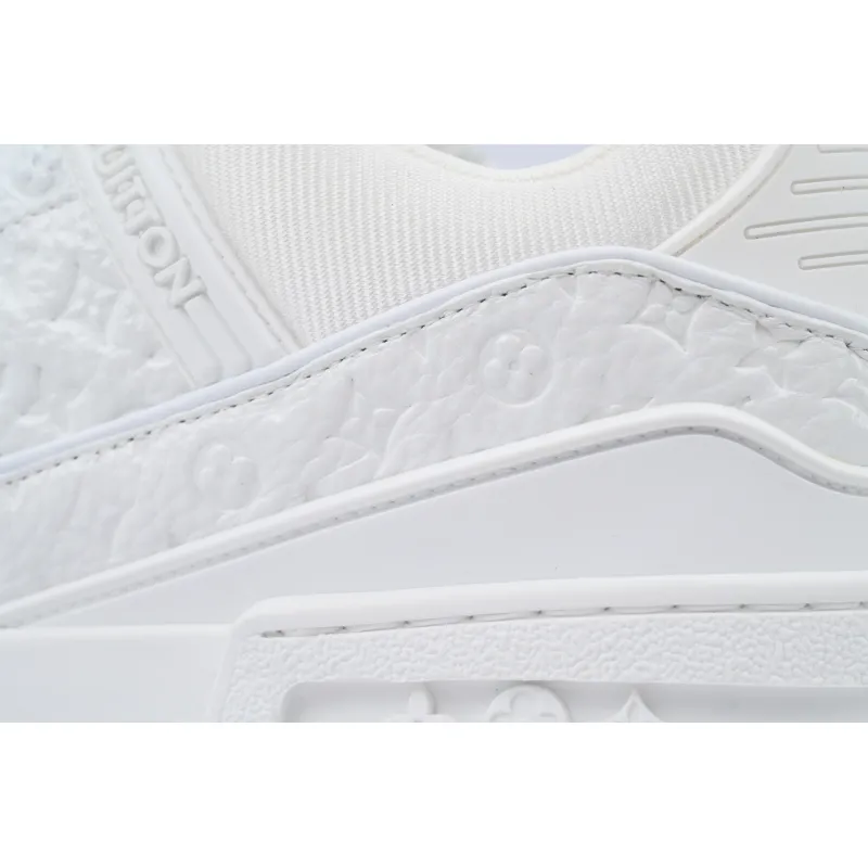 PK God Batch Louis Vuitton White Lychee Lacquer Skin