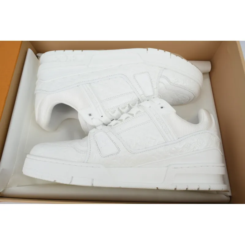 PK God Batch Louis Vuitton White Lychee Lacquer Skin