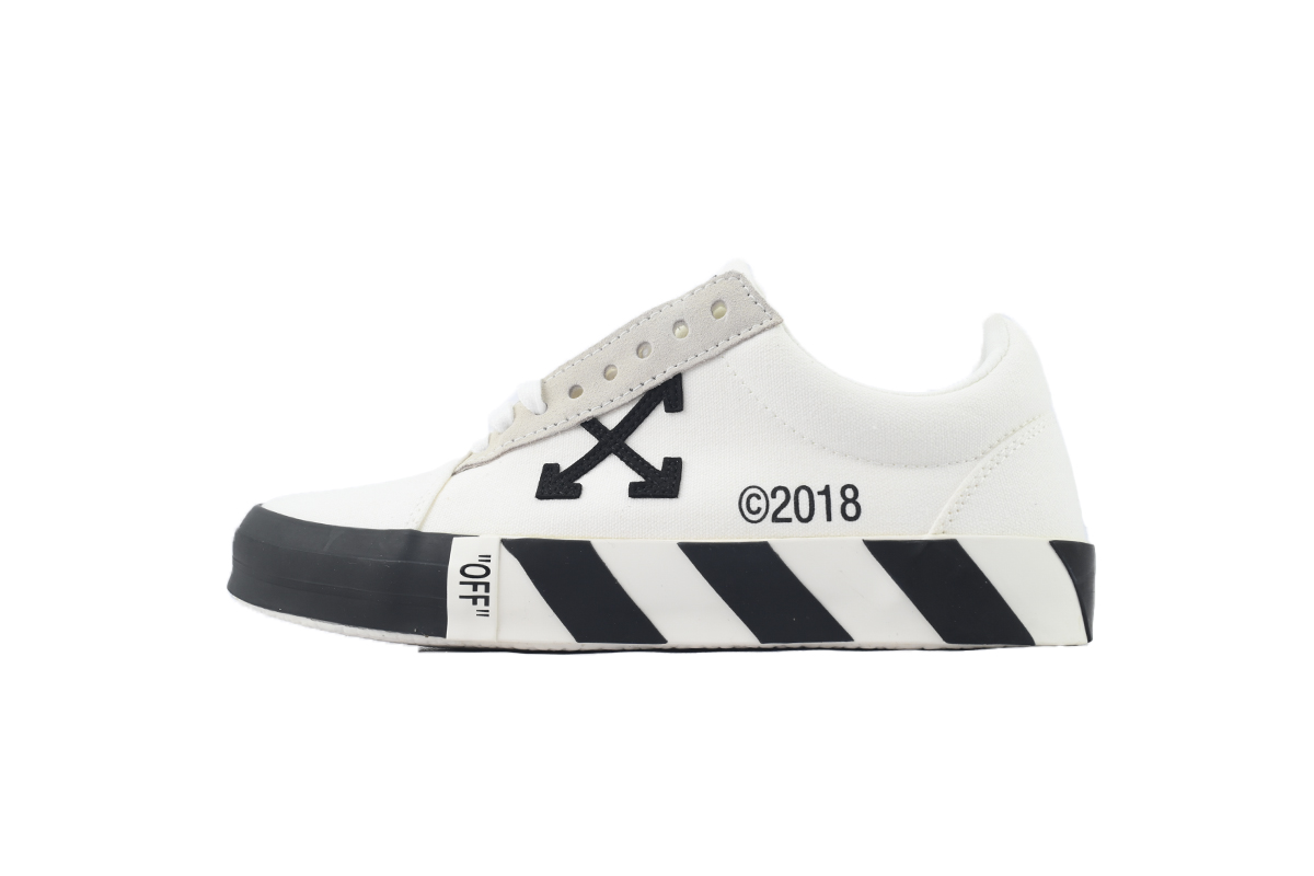 PK God Batch OFF-WHITE Vulc Low White Top 'White' OMIA085E183510010100
