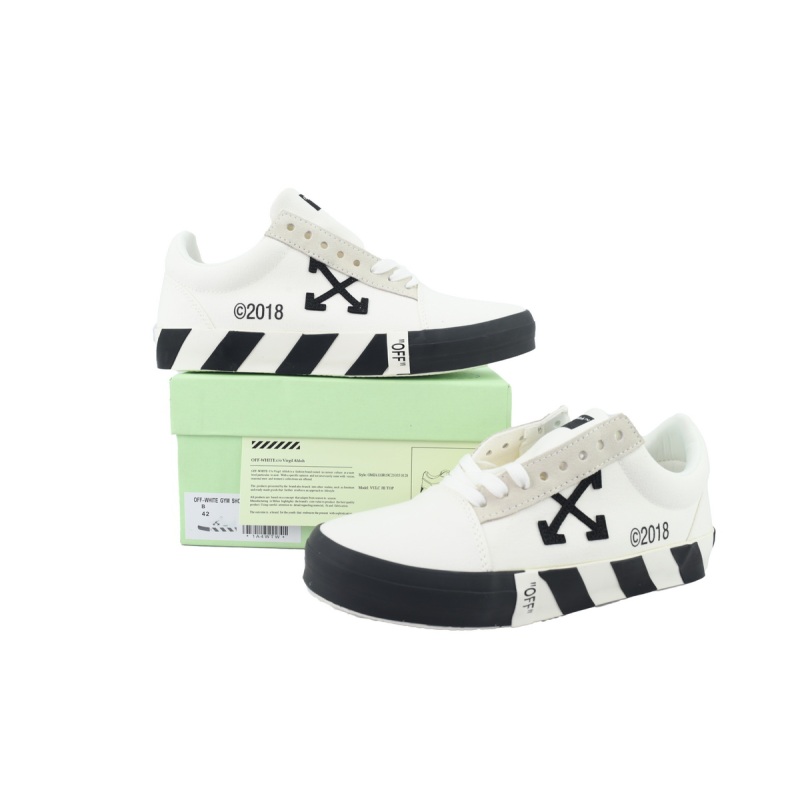 PK God Batch OFF-WHITE Vulc Low White Top 'White' OMIA085E183510010100