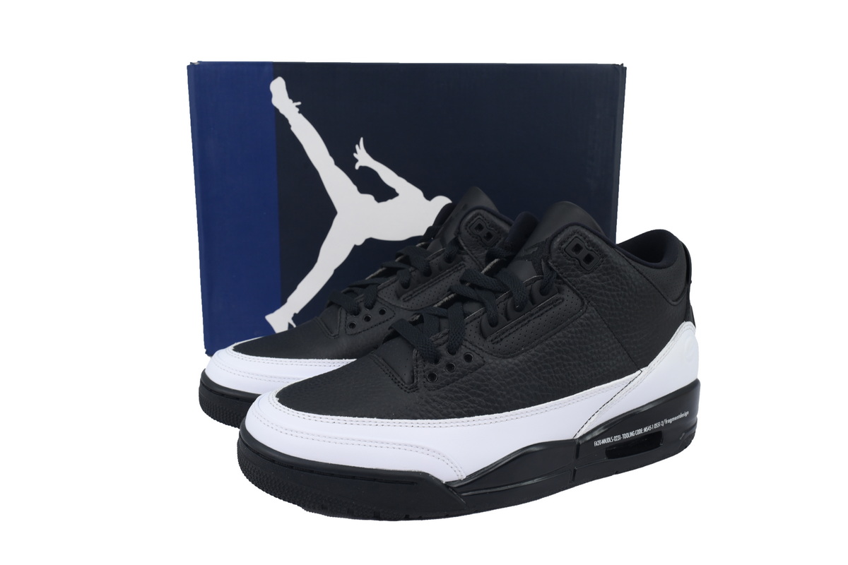 PK God Batch Fragment Design x Air Jordan 3 Black And White