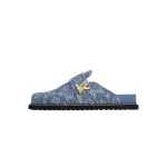PK God Batch Louis Vuitton LV Cosy Comfort Mule Blue 1AGVOQ
