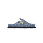 PK God Batch Louis Vuitton LV Cosy Comfort Mule Blue 1AGVOQ