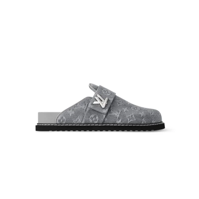 PK God Batch Louis Vuitton LV Cosy Comfort Mule Grey 1AGVP5 02