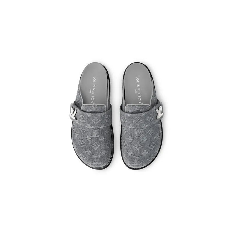 PK God Batch Louis Vuitton LV Cosy Comfort Mule Grey 1AGVP5