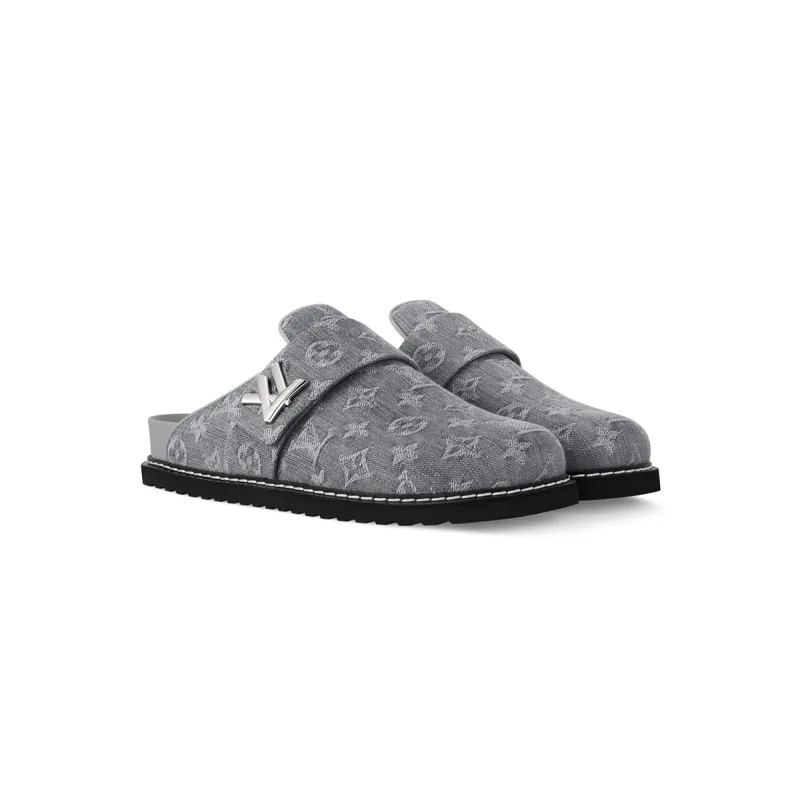 PK God Batch Louis Vuitton LV Cosy Comfort Mule Grey 1AGVP5