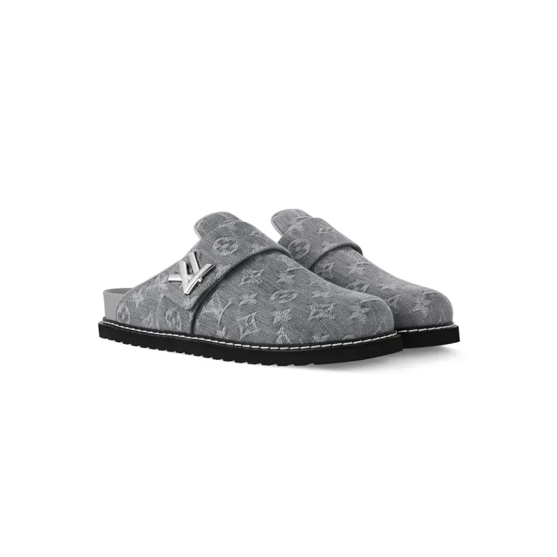 PK God Batch Louis Vuitton LV Cosy Comfort Mule Grey 1AGVP5