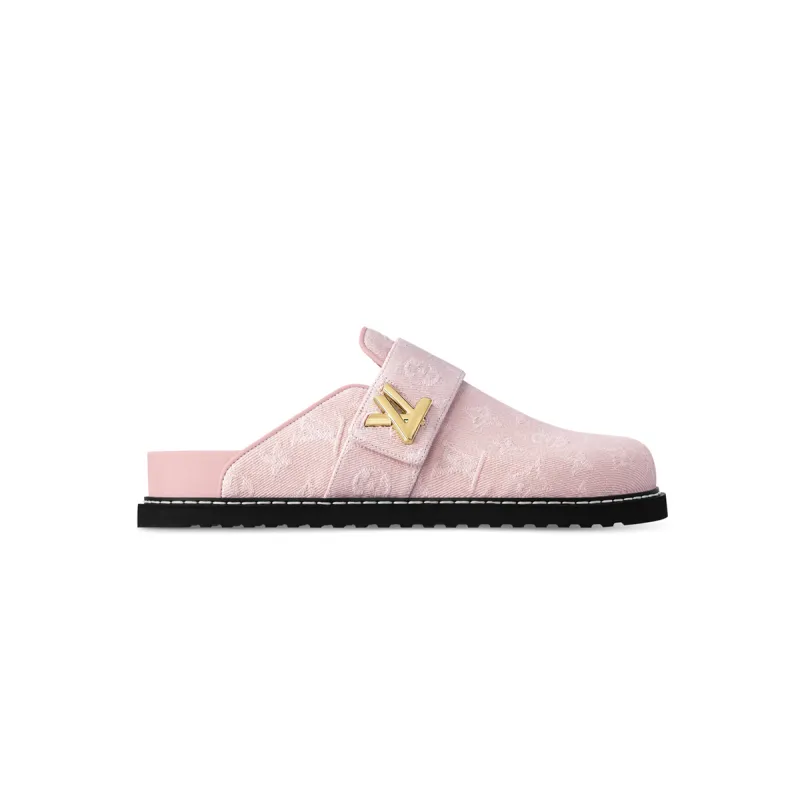 PK God Batch Louis Vuitton LV Cosy Comfort Mule Pink 1AGVOB
