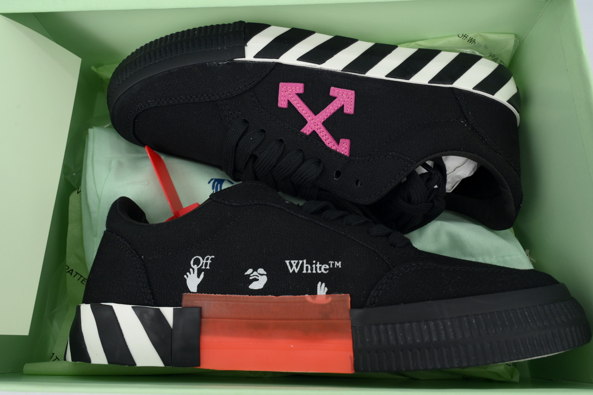 PK God Batch Off-White Vulc Low 'Black Violet' OMIA085R20D330501029