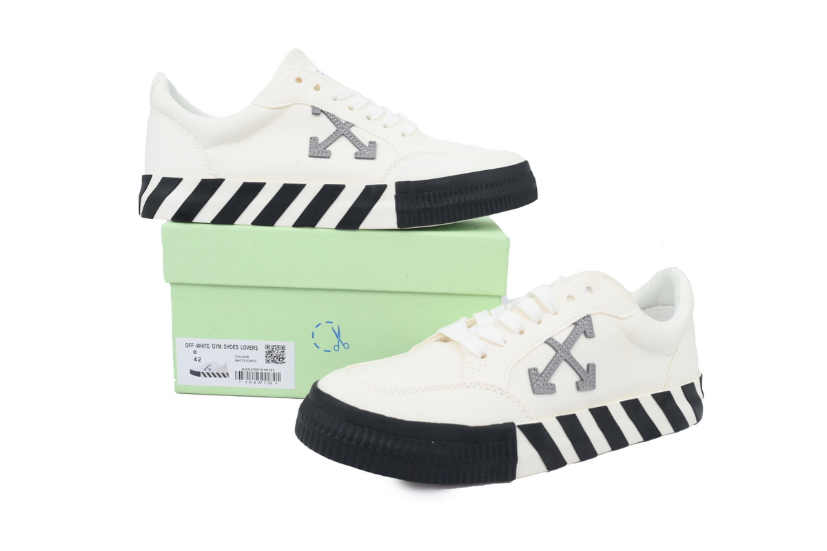 PK God Batch Off-White Vulc Low 'White Grey' OMIA085F21FAB0010155