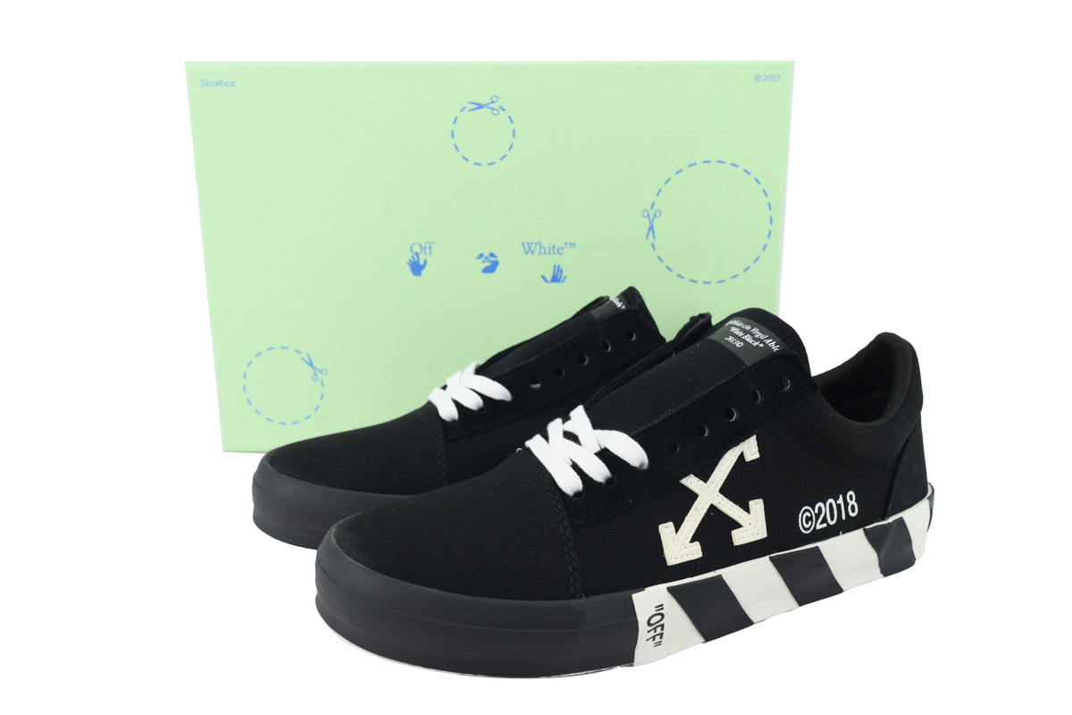 PK God Batch Off-White Vulc Low Top 'Black' OMIA085E183510011000