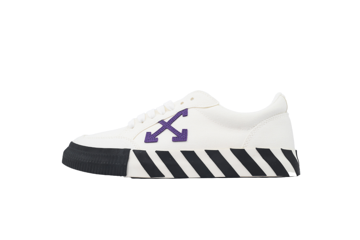 PK God Batch Off-White Vulc Low White Purple OMIA085R21FAB0010137