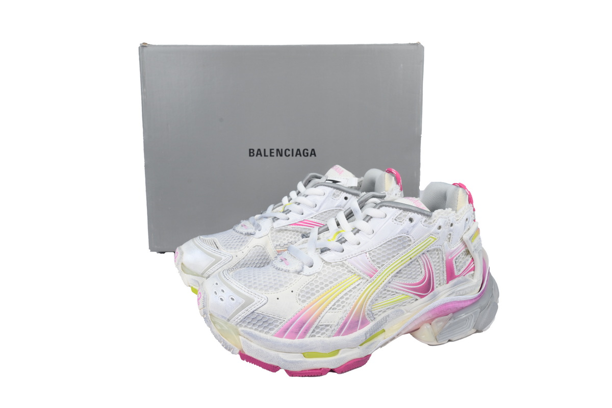 PK God Batch Balenciaga Runner Sneaker Gradient Yellow Powder 772767 WRUNG 9517