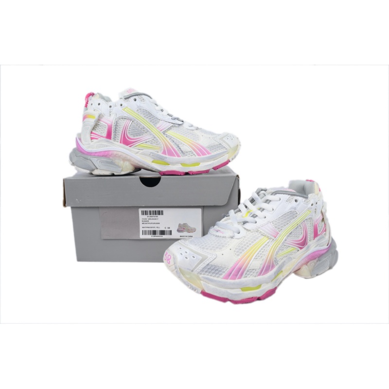 PK God Batch Balenciaga Runner Sneaker Gradient Yellow Powder 772767 WRUNG 9517