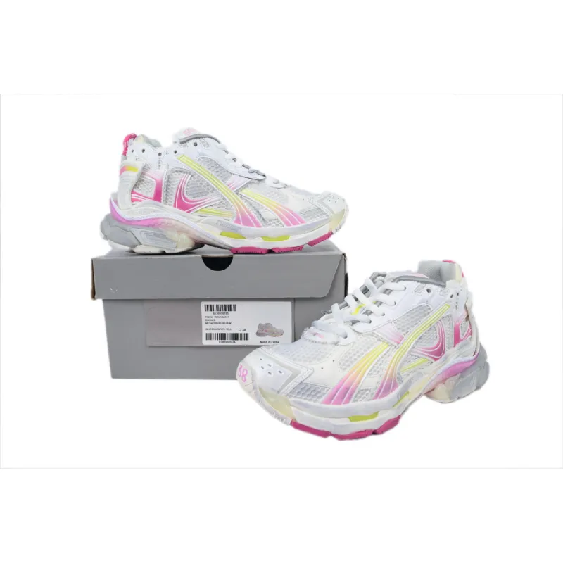 PK God Batch Balenciaga Runner Sneaker Gradient Yellow Powder 772767 WRUNG 9517