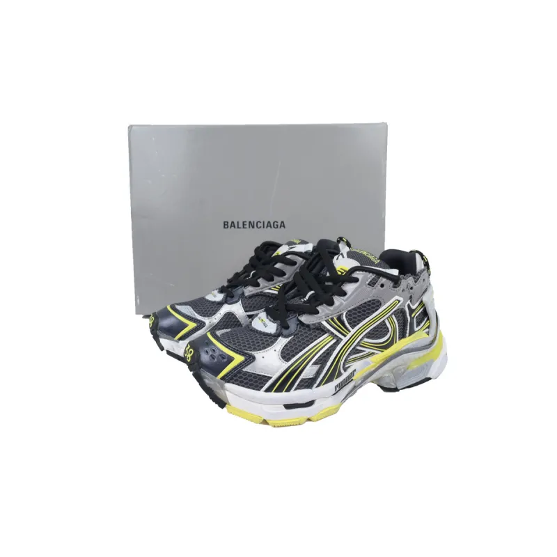 PK God Batch Balenciaga Runner Sneaker Grey Black Yellow 772767 W3RMU 1279