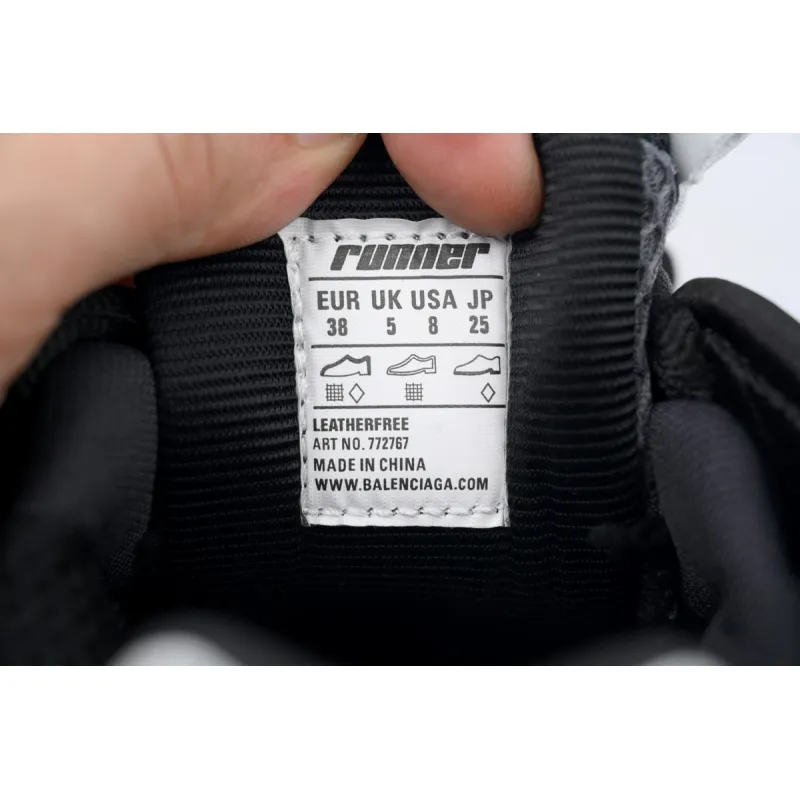 PK God Batch Balenciaga Runner Sneaker Grey Black Yellow 772767 W3RMU 1279