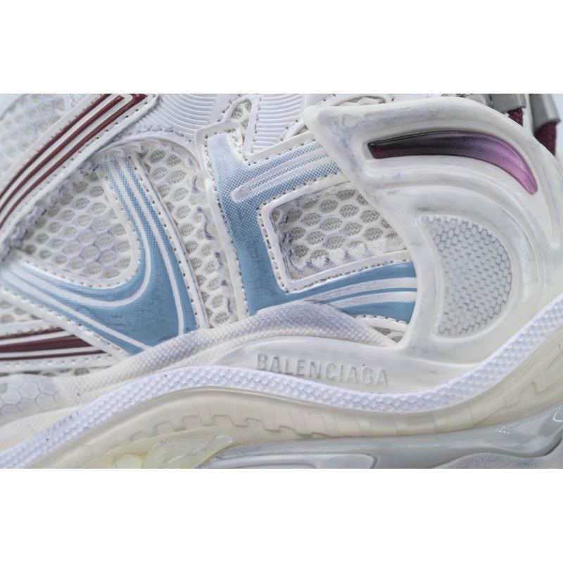 PK God Batch Balenciaga Runner Sneaker White Blue Pink 772767 WRUNG 3120