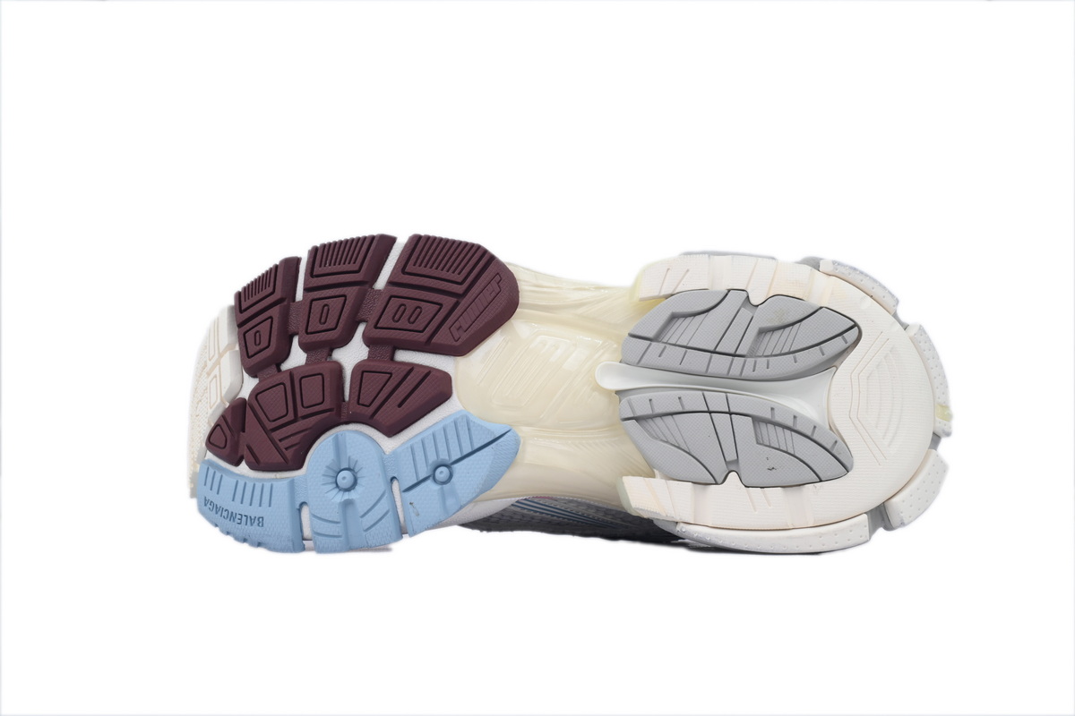 PK God Batch Balenciaga Runner Sneaker White Blue Pink 772767 WRUNG 3120