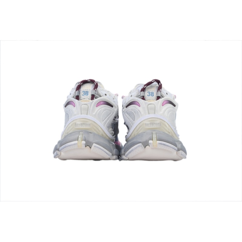 PK God Batch Balenciaga Runner Sneaker White Blue Pink 772767 WRUNG 3120