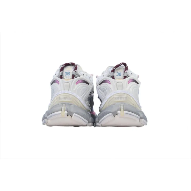 PK God Batch Balenciaga Runner Sneaker White Blue Pink 772767 WRUNG 3120