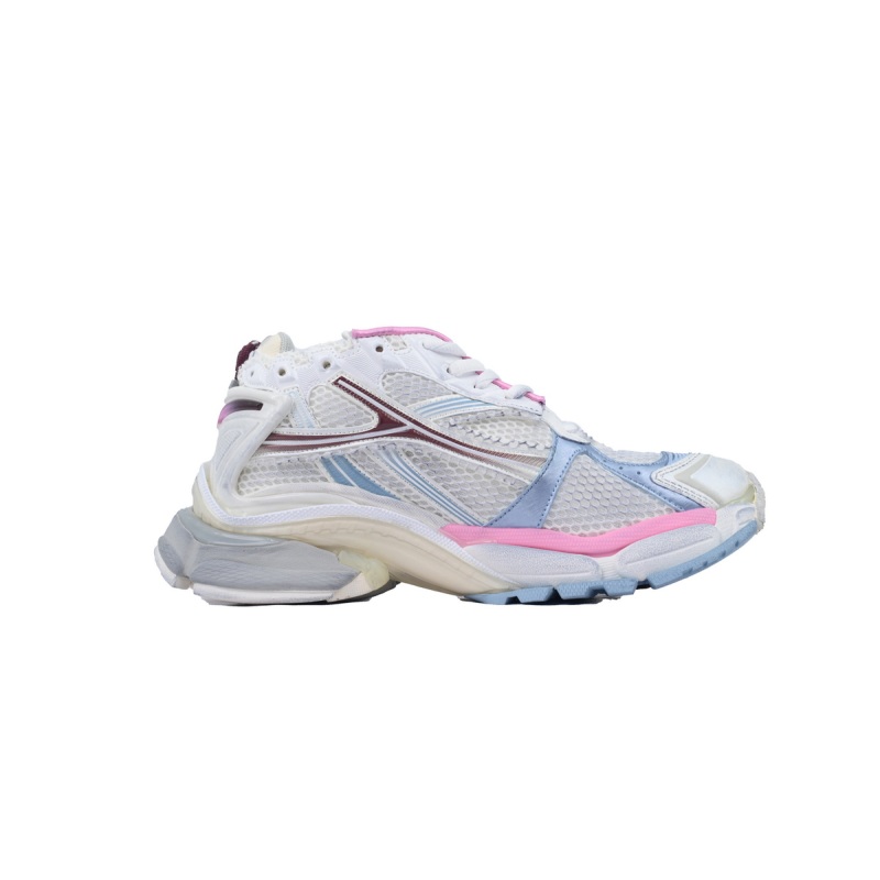 PK God Batch Balenciaga Runner Sneaker White Blue Pink 772767 WRUNG 3120
