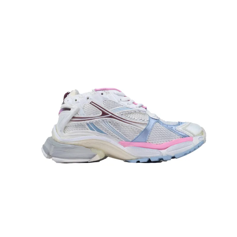 PK God Batch Balenciaga Runner Sneaker White Blue Pink 772767 WRUNG 3120