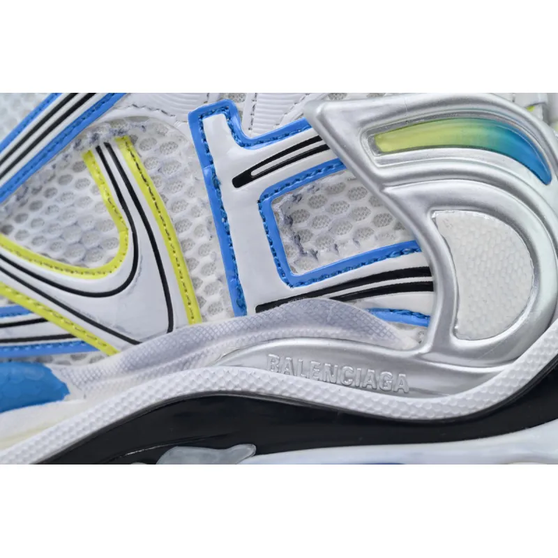 PK God Batch Balenciaga Runner Sneaker White Blue Yellow 772767 W3RNY 0213