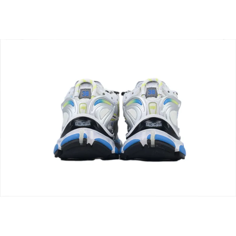 PK God Batch Balenciaga Runner Sneaker White Blue Yellow 772767 W3RNY 0213