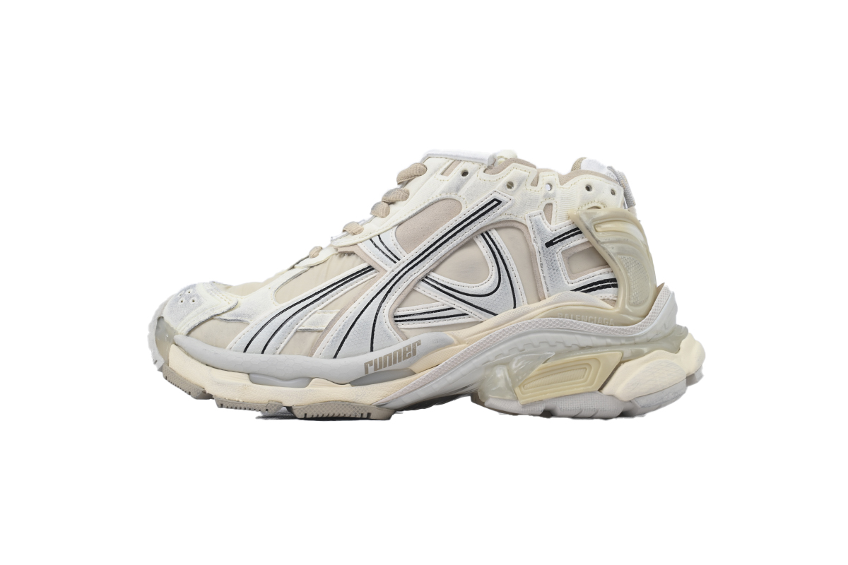 PK God Batch Balenciaga Runner Sneaker White Brown 772767 W3RNY 1205
