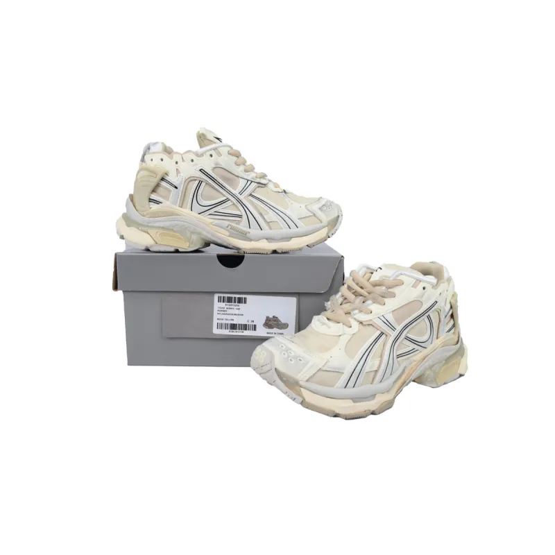 PK God Batch Balenciaga Runner Sneaker White Brown 772767 W3RNY 1205