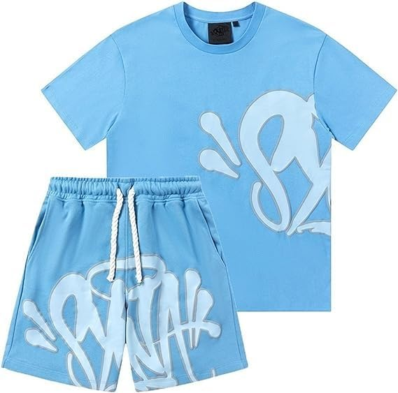 SYNA WORLD LOGO TWINSET SAGE BLUE SET