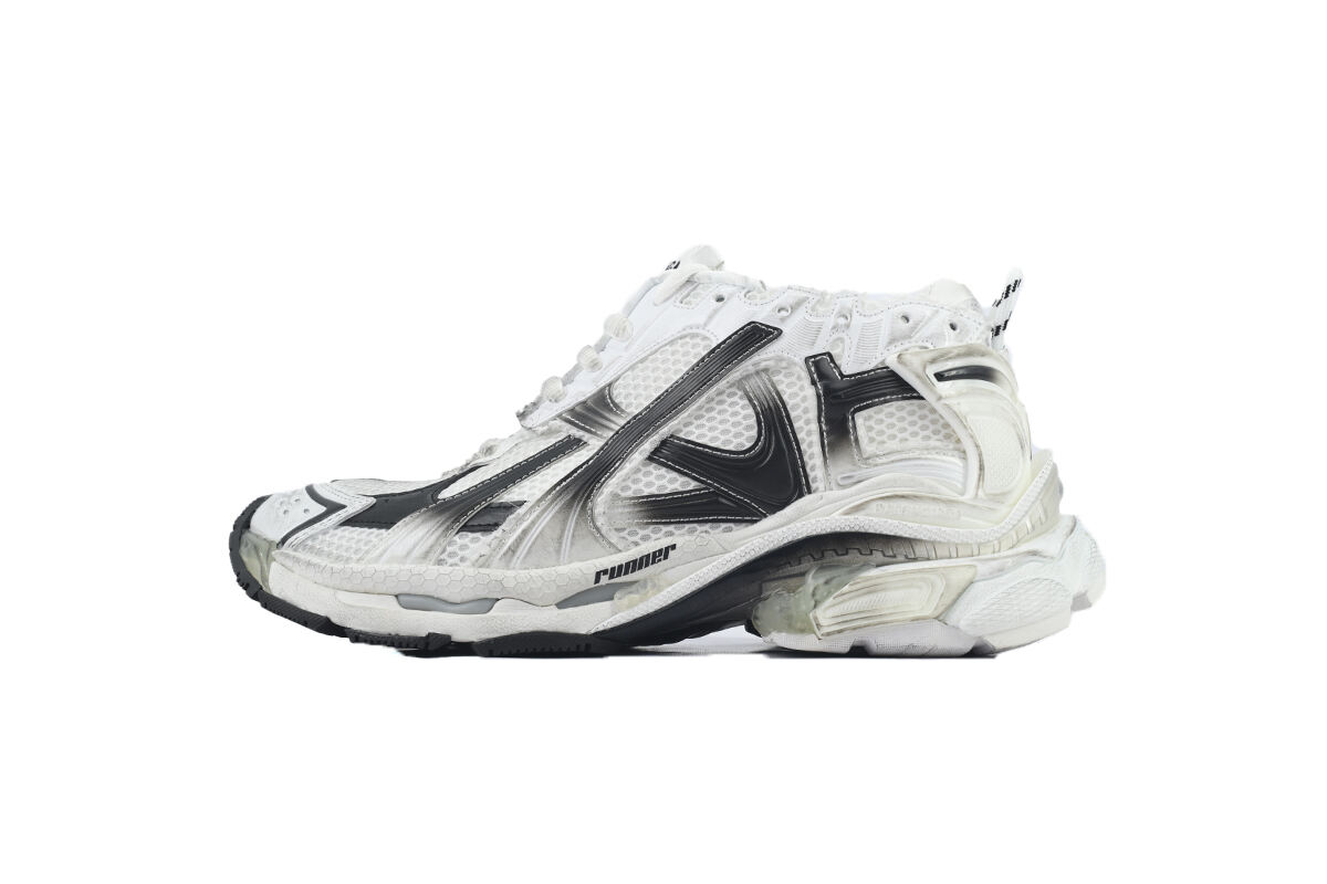 PK God Batch Balenciaga Runner Sneaker 'Gradient - White Black' 772774 WRUNG 9010