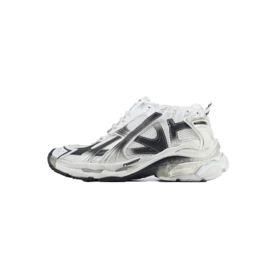 PK God Batch Balenciaga Runner Sneaker 'Gradient - White Black' 772774 WRUNG 9010 01