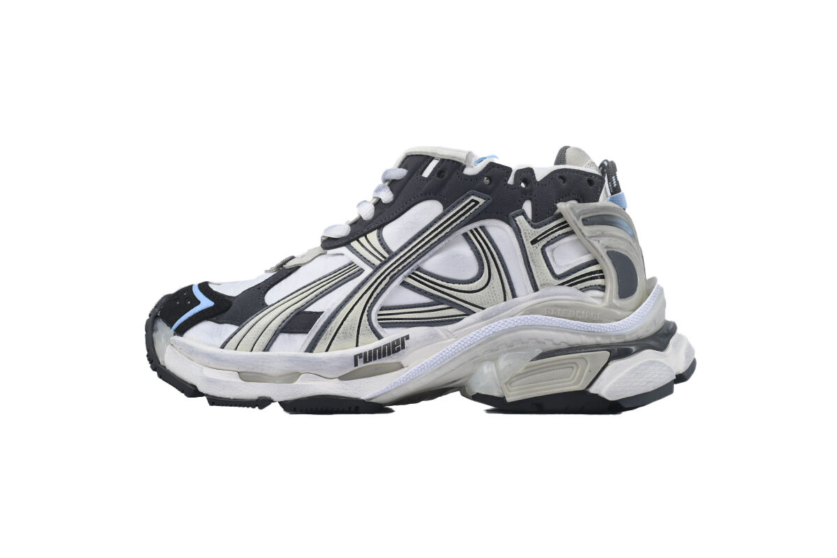 PK God Batch Balenciaga Runner Sneaker Lan Bai Hei 772767 W3RNY 0623